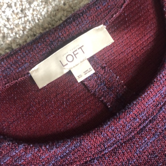 LOFT knit spacedye shift dress - Picture 3 of 5